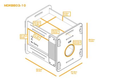Image showing  Purr and Play Felt Kitty Bunk Bed and Scratch Post