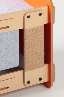 Image showing 6 th New Age Pet Purr and Play Felt Kitty Bunk Bed and Scratch Post