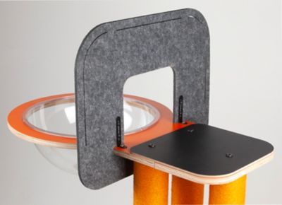 Image showing 6 th New Age Pet Purr & Play Kitty Basketball Hoop and Scratch Post