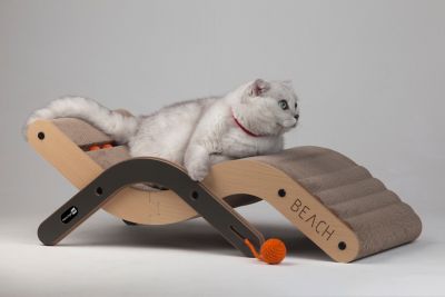 Image showing  Purr & Play Kitty Lounge Scratcher, Large