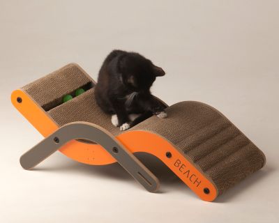 Image showing  Purr & Play Kitty Lounge Scratcher, Small