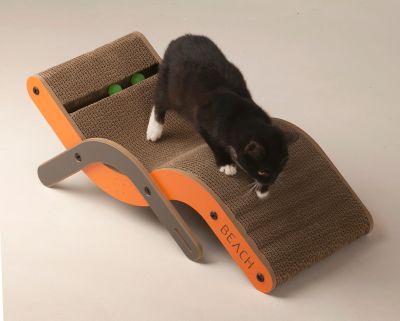 Image showing  Purr & Play Kitty Lounge Scratcher, Small