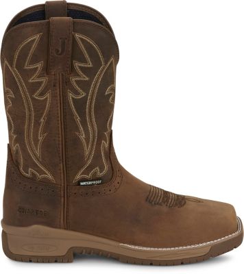 Image showing 5 th Justin Men's Commander NiTread 11 in. Comp Toe Waterproof Work Boot