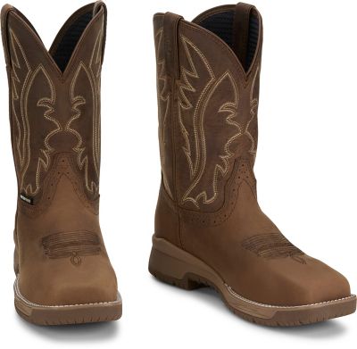 Image showing 7 th Justin Men's Commander NiTread 11 in. Comp Toe Waterproof Work Boot