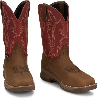 Image showing 6 th Justin Men's Commander NiTread 11 in. Comp Toe Waterproof Work Boot