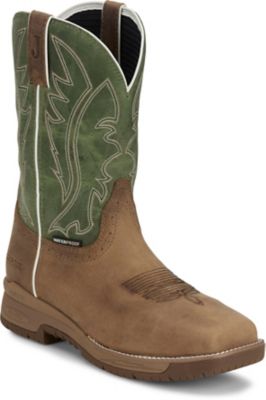 Image showing 0 th Justin Men's Commander NiTread 11 in. Comp Toe Waterproof Work Boot