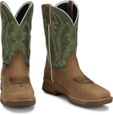 Image showing 7 th Justin Men's Commander NiTread 11 in. Comp Toe Waterproof Work Boot