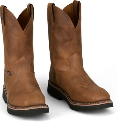 Image showing 7 th Justin Men's Homeland Ames 11 in. Steel Toe Work Boot