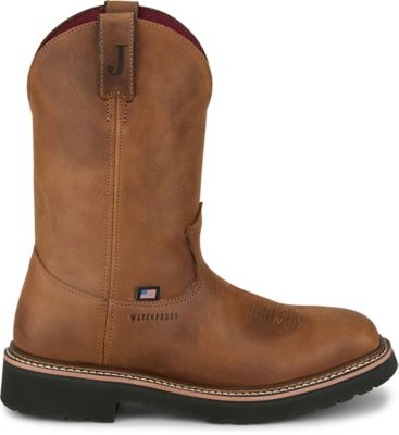 Image showing 5 th Justin Men's Homeland Ames 11 in. Waterproof Work Boot