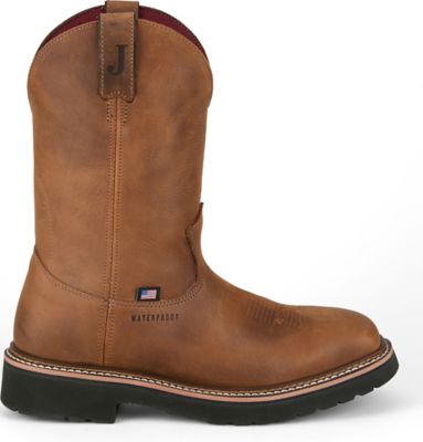 Image showing 5 th Justin Men's Homeland Ames 11 in. Waterproof Steel Toe Work Boot