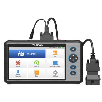 TOPDON 7 in. Scan Tool with 28 Service Functions
