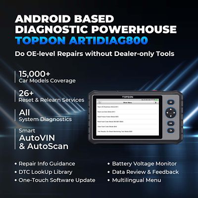 Image showing  7 in. Scan Tool with 28 Service Functions
