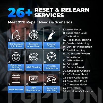 Image showing  7 in. Scan Tool with 28 Service Functions