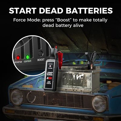 Image showing  2000 Peak Amp Battery Jumpstarter, Power Bank, & Flashlight