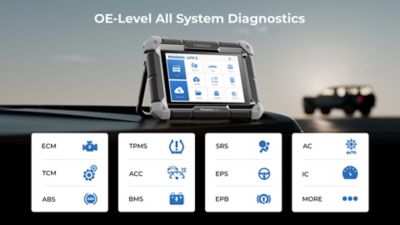 Image showing 6 th TOPDON 8 in. OE-Level Scan Tool, Service Functions, Bi-Directional Controls, CANFD