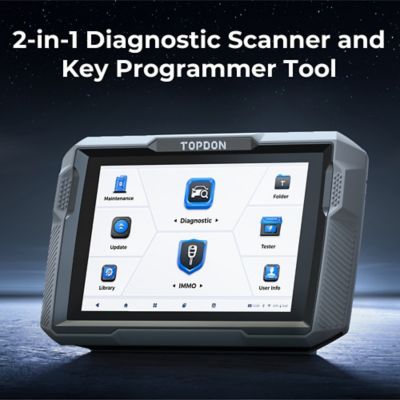 Image showing  8 in. Scan Tool & Key Programming with Bi-Directional Controls