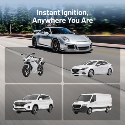 Image showing  2-in-1 2200 Peak Amp Jump Starter & Tire Inflator