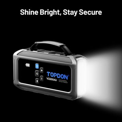 Image showing 5 th TOPDON 2-in-1 2200 Peak Amp Jump Starter & Tire Inflator