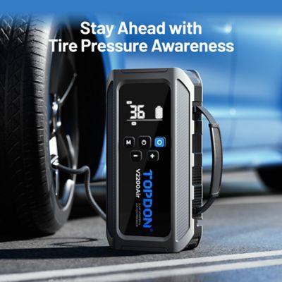 Image showing 6 th TOPDON 2-in-1 2200 Peak Amp Jump Starter & Tire Inflator