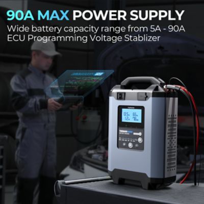 Image showing  90A Stable Power Supply & Smart Charger 12V/24V