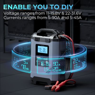 Image showing  90A Stable Power Supply & Smart Charger 12V/24V