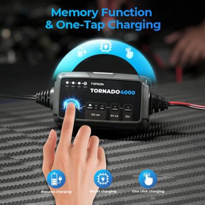 Image showing 5 th TOPDON 4A Smart Battery Charger