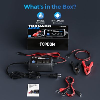 Image showing 7 th TOPDON 4A Smart Battery Charger