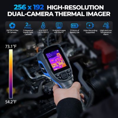 Image showing  Handheld Thermal Imaging Camera, Dual Camera, High Temp Range