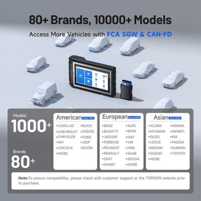 Image showing 6 th TOPDON Bluetooth Scan Tool with Service Functions & CAN-FD