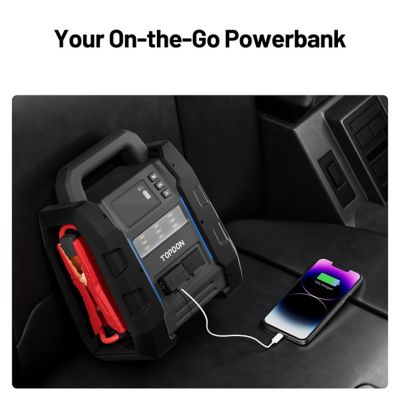 Image showing 6 th TOPDON 2-in-1 4500 Peak Amp Jump Starter & Battery/System Tester