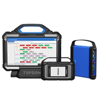 TOPDON 13.3 in. OE-Level Scan Tool, Docking Station, Cloud-Based Programming with 4-Channel Oscilloscope