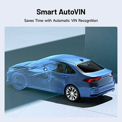 Image showing 6 th TOPDON 5 in. Scan Tool - PCM/TCM/ABS/SRS Lifetime Updates 9 Ser Func