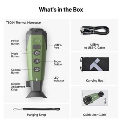 Image showing 8 th TOPDON Thermal Monocular Camera Targets up to 450 yards