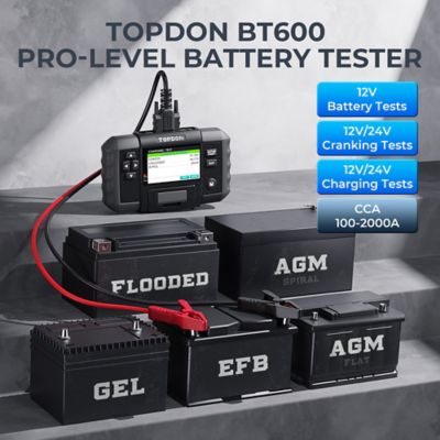 Image showing  12V Battery & 12V/24V System Tester with Built-in Printer