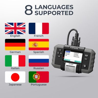 Image showing 6 th TOPDON 12V Battery & 12V/24V System Tester with Built-in Printer