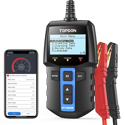 Image showing  Bluetooth 12V Battery & System Tester