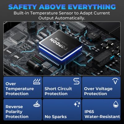 Image showing 6 th TOPDON 2-in-1 6A Battery Charger & Battery Tester with App