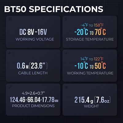 Image showing 7 th TOPDON Battery Charging & Cranking System Tester