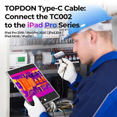 Image showing 6 th TOPDON TC002 Lighting-to-Type-C Adapter Cable