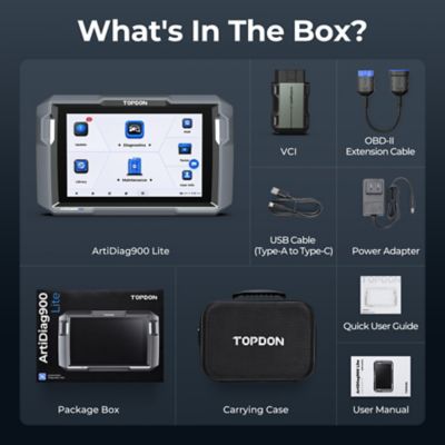 Image showing 7 th TOPDON 8 in. Scan Tool Full System Diagnostics