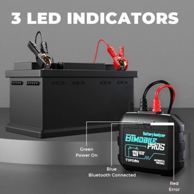 Image showing  Bluetooth 12V Battey & System Tester Compatible with Phoenix Line