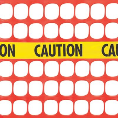 Image showing  4 ft. x 100 ft. Guardian Barricade Caution Tape Barrier, Orange