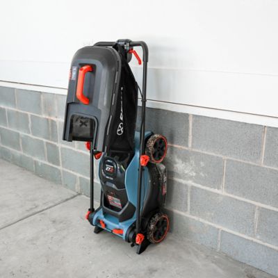 Image showing 3 th Senix 2 x 2 Lawn Mower 15 in. with 2 4.0Ah Batteries & 6A Dual Port Charger