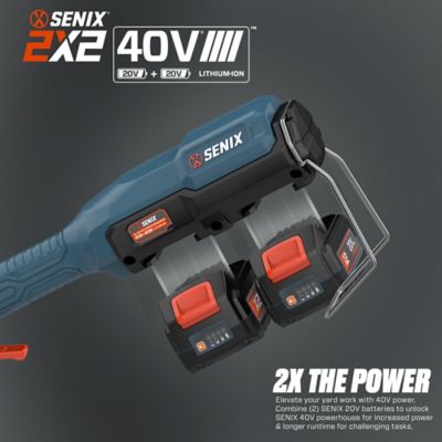 Image showing 11 th Senix 40V x 2 13 in. Dual Battery Snow Shovel with Batteries & Charger