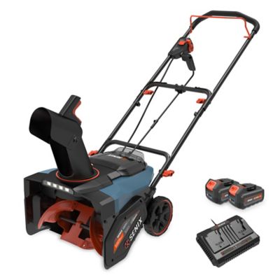 Senix 40V x 2 18 in. Snow Blower with Batteries & Dual Port Charger