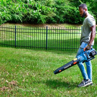 Image showing 7 th Senix X2 - Blower 40V 700 CFM with 2-4Ah Batteries & Dual Port Charger