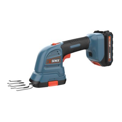 Image showing 12 th Senix 20V Grass Shear - 4 in. Shear & 8 in. Hedge with 2.0Ah Battery & Charger