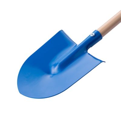 Image showing  36.4 in. Steel Handle Garden Shovel, Blue