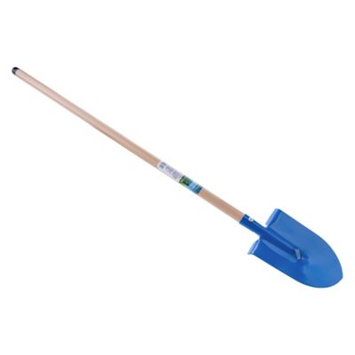 Image showing  36.4 in. Steel Handle Garden Shovel, Blue