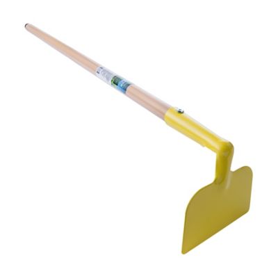 Image showing  27.6 in. Steel Handle Garden Hoe, Yellow